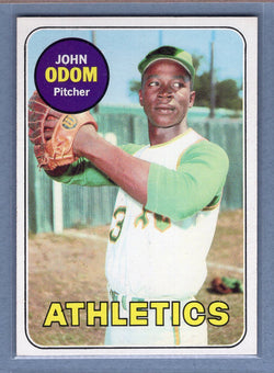 1969 Topps #195 John Odom (b) EX-MT  GOWABB