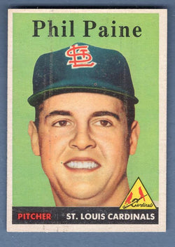 1958 Topps #442 Phil Paine EX  GO67