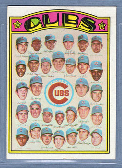 1972 Topps #192 Chicago Cubs (a) EX-MT  GO544