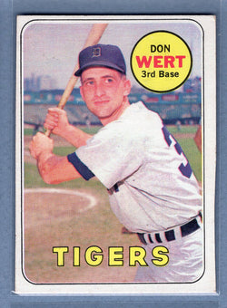1969 Topps #443 Don Wert (b) EX-MT  GOWAYY