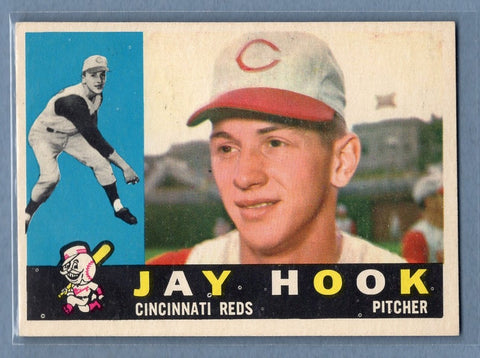1960 Topps # 187 Jay Hook EX-MT High Grade Set Break