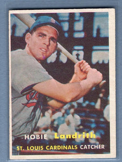 1957 Topps #182 Hobie Landrith EX   GO100