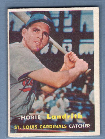 1957 Topps #182 Hobie Landrith EX   GO100