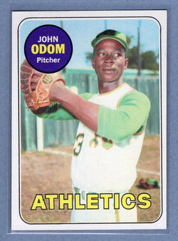 1969 Topps #195 John Odom (e) EX-MT  GOWABB
