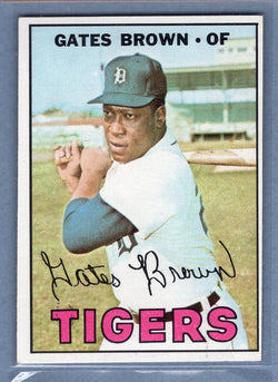 1967 Topps #134 Gates Brown EX-MT  GO301
