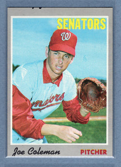 1970 Topps #127 Joe Coleman   EX-MT  GO750