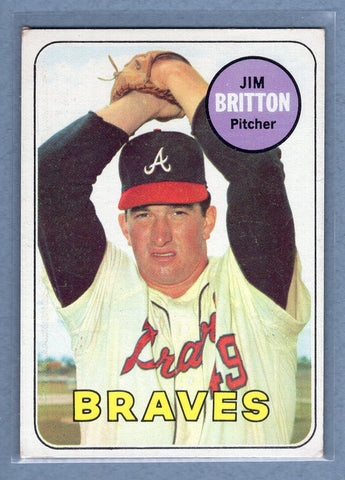 1969 Topps #154 Jim Britton VG-EX  GO572