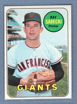 1969 Topps #125 Ray Sadecki EX-MT  GO645