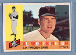 1960 Topps #268 Al Worthington EX-MT  GO252