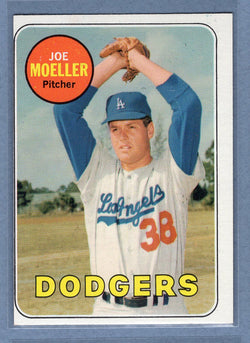 1969 Topps #444 Joe Moeller (a) EX-MT  GOWAYY