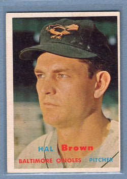 1957 Topps #194 Hal Brown EX   GO100