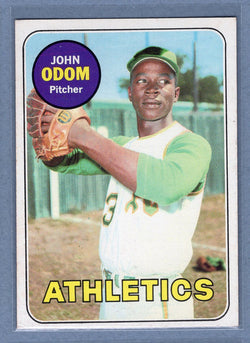 1969 Topps #195 John Odom (f) EX-MT  GOWABB