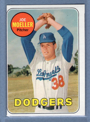 1969 Topps #444 Joe Moeller (b) EX-MT  GOWAYY