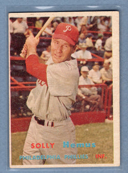 1957 Topps #231 Solly Hemus EX  GO121
