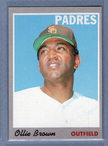 1970 Topps #130 Ollie Brown   EX-MT  GO750