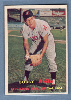 1957 Topps #195 Bobby Avila EX   GO100