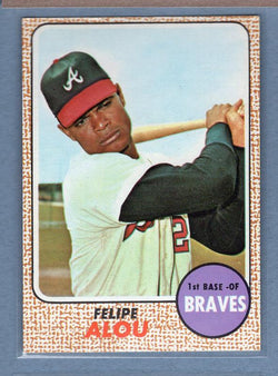 1968 Topps #55 Felipe Alou EX-MT  GO339