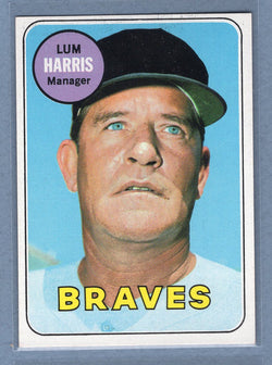 1969 Topps #196 Lum Harris (a) EX-MT  GOWABB