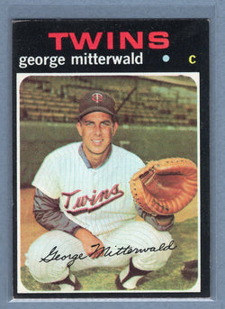 1971 Topps #189 George Mitterwald (a) EX  GO950