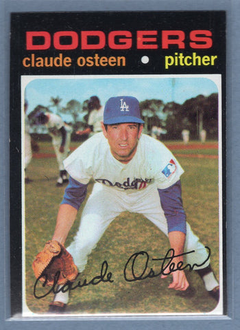 1971 Topps #10 Claude Osteen  (a) EX-MT  GO775