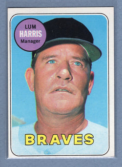 1969 Topps #196 Lum Harris (b) EX-MT  GOWABB