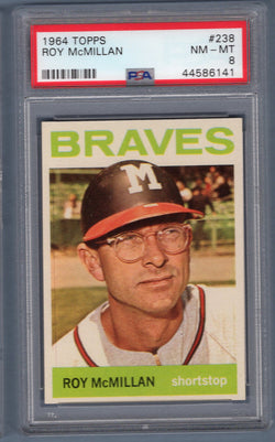 1964 Topps #238 Roy McMillan (44586141) PSA 8