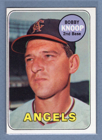1969 Topps #445 Bobby Knoop (a) EX-MT  GOWAYY