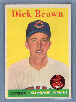 1958 Topps #456 Dick Brown (mk) (a) VG  GO501
