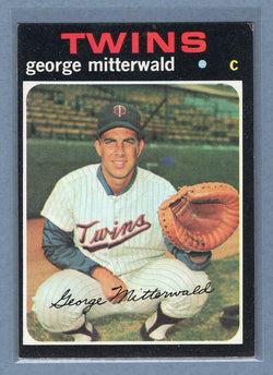 1971 Topps #189 George Mitterwald (b) EX  GO950