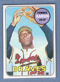 1969 Topps #128 Tommie Aaron EX-MT  GO645