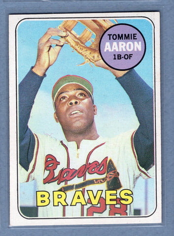 1969 Topps #128 Tommie Aaron EX-MT  GO645