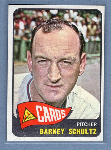 1965 Topps #28 Barney Schultz EX-MT  GO139