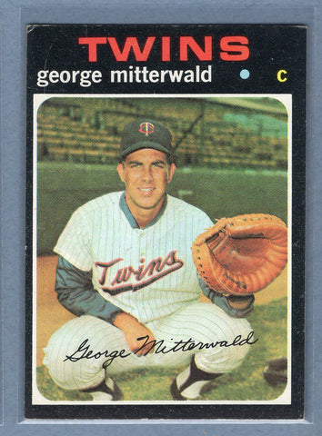 1971 Topps #189 George Mitterwald (c) EX  GO950