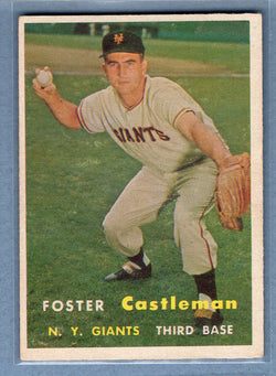 1957 Topps #237 Foster Castleman EX  GO121