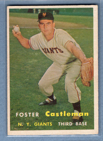 1957 Topps #237 Foster Castleman EX  GO121