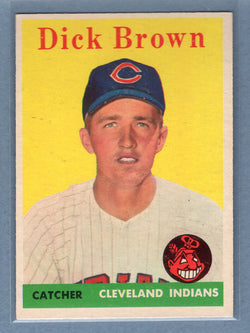 1958 Topps #456 Dick Brown (mk) (b) VG  GO501
