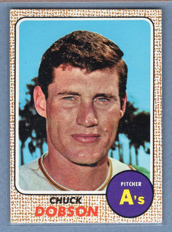 1968 Topps #62 Chuck Dobson EX-MT  GO545