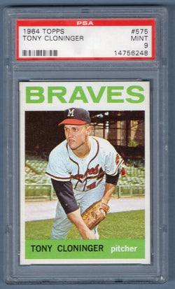 1964 Topps #575 Tony Cloninger (14756248) PSA 9