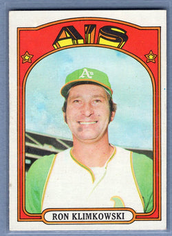 1972 Topps #363 Ron Klimkowski Ex-Nm