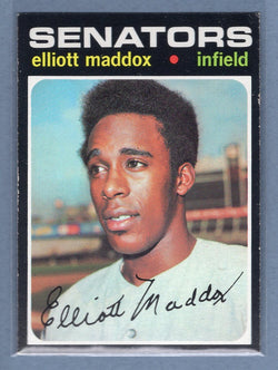 1971 Topps #11 Elliott Maddox  (c) EX-MT  GO775