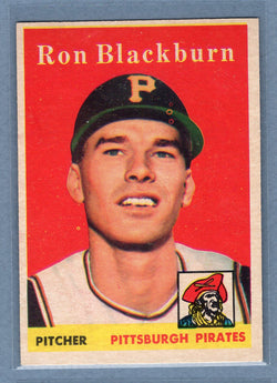 1958 Topps #459 Ron Blackburn (mk) (b) VG  GO501