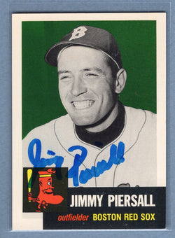 1991 Topps Archives #286 Jim Piersall Autograph Auto signed