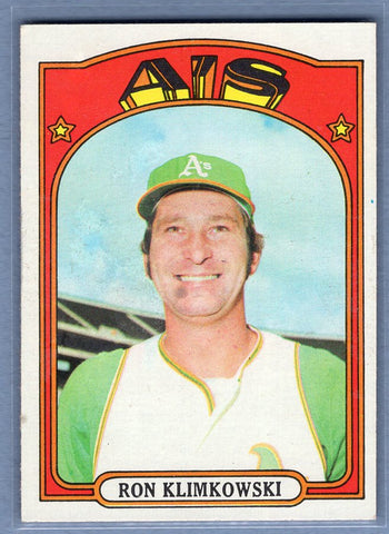 1972 Topps #363 Ron Klimkowski Ex-Nm