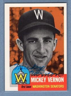 1991 Topps Archives #287 Mickey Vernon Autograph Auto signed