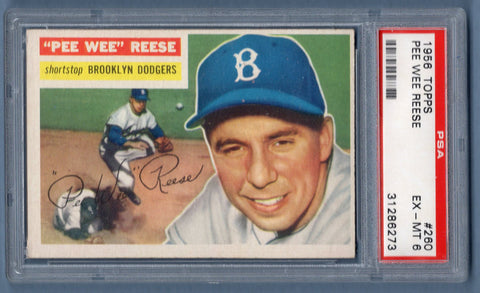 1956 Topps #260 Pee Wee Reese (31286273) PSA 6