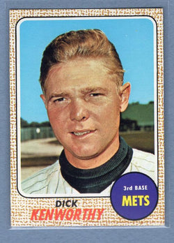 1968 Topps #63 Dick Kenworthy (a) EX-MT  GO339