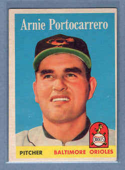 1958 Topps #465 Arnie Portocarrero (a) VG-EX  GO501