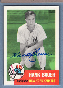 1991 Topps Archives #290 Hank Bauer Autograph Auto signed