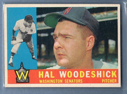 1960 Topps #454 Hal Woodeshick EX-MT  GO164