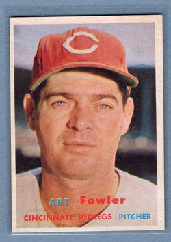 1957 Topps #233 Art Fowler EX   GO100